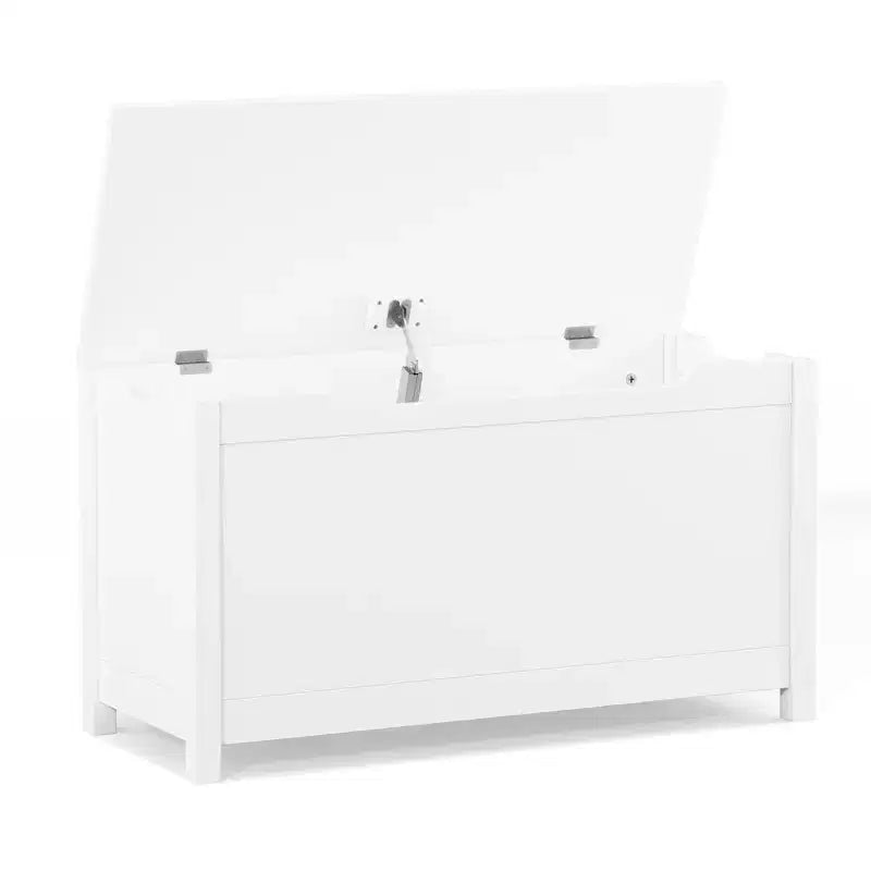 Coffre à jouets de 32W pour enfants, banc de rangement et tabouret de lit avec couvercle à charnières de sécurité, pour les 2 ans et plus