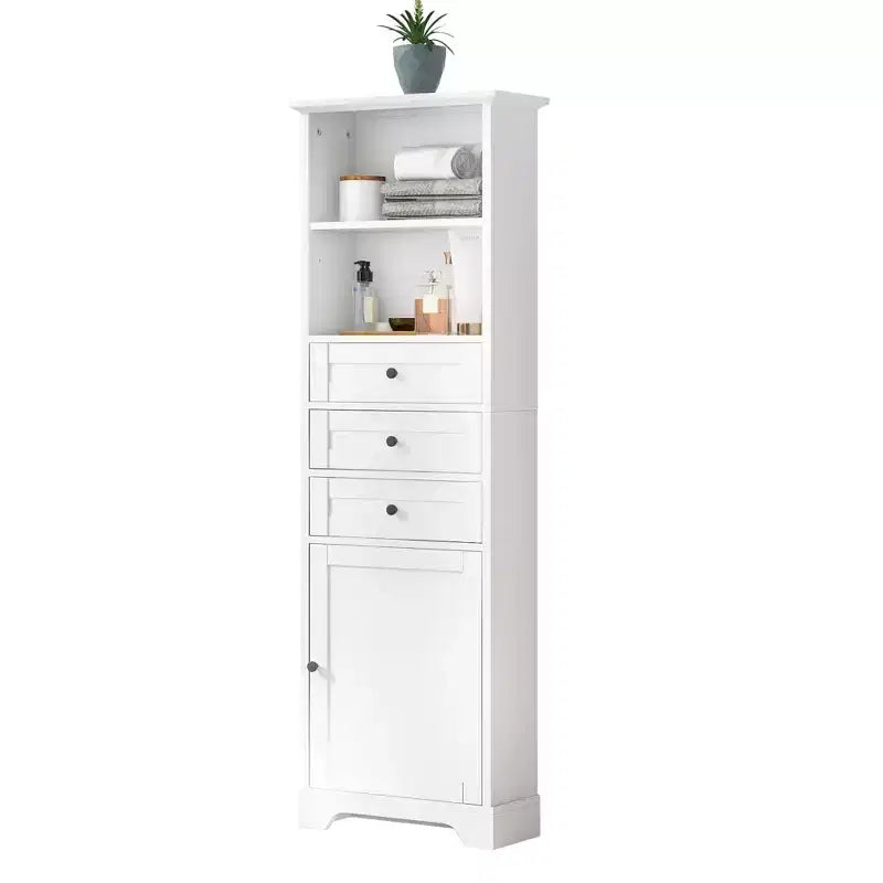 Meuble de rangement haut de 67H&amp;68H avec tiroirs et étagères réglables pour la salle de bain, la cuisine et le salon