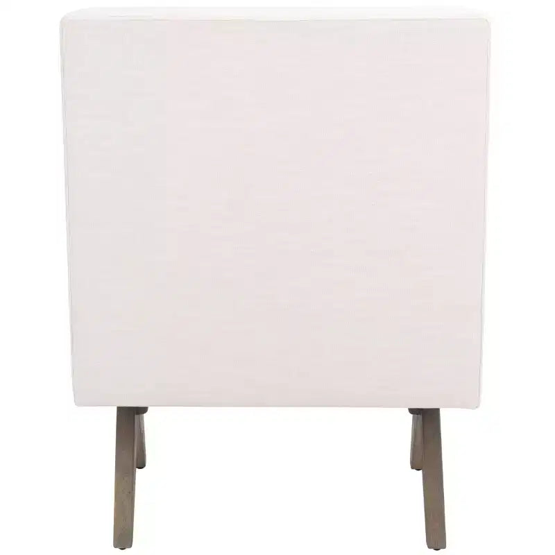 Fauteuil d’appoint blanc de style scandinave moderne