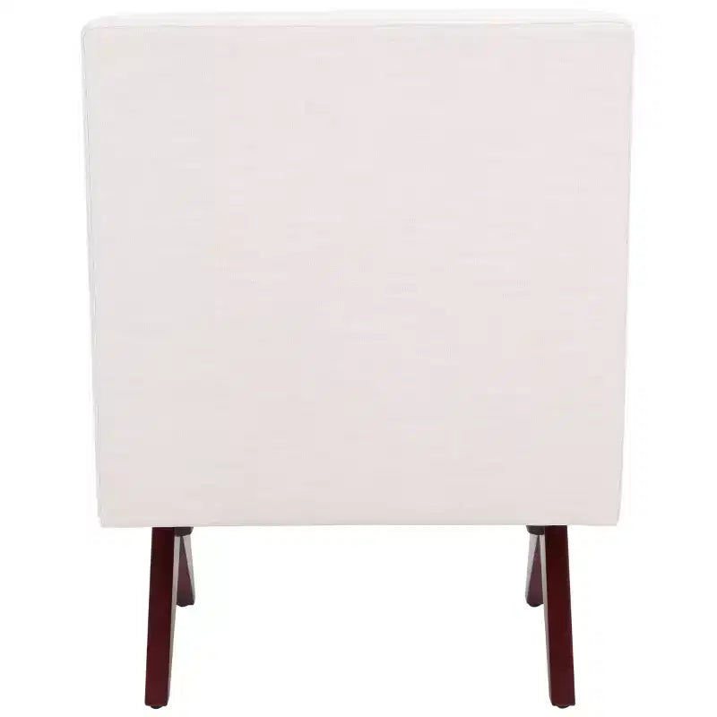 Fauteuil d’appoint blanc de style scandinave moderne