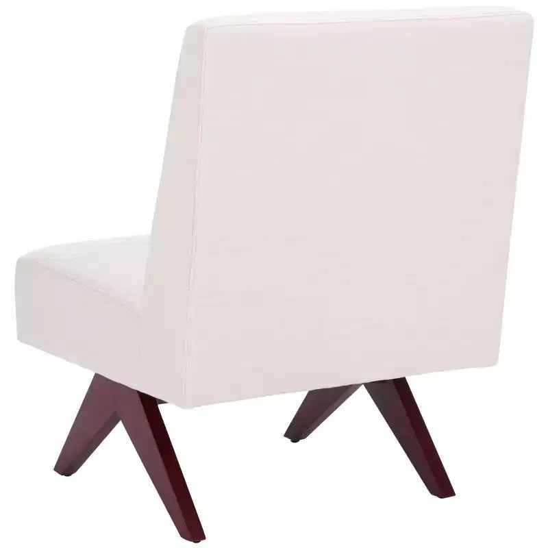 Fauteuil d’appoint blanc de style scandinave moderne
