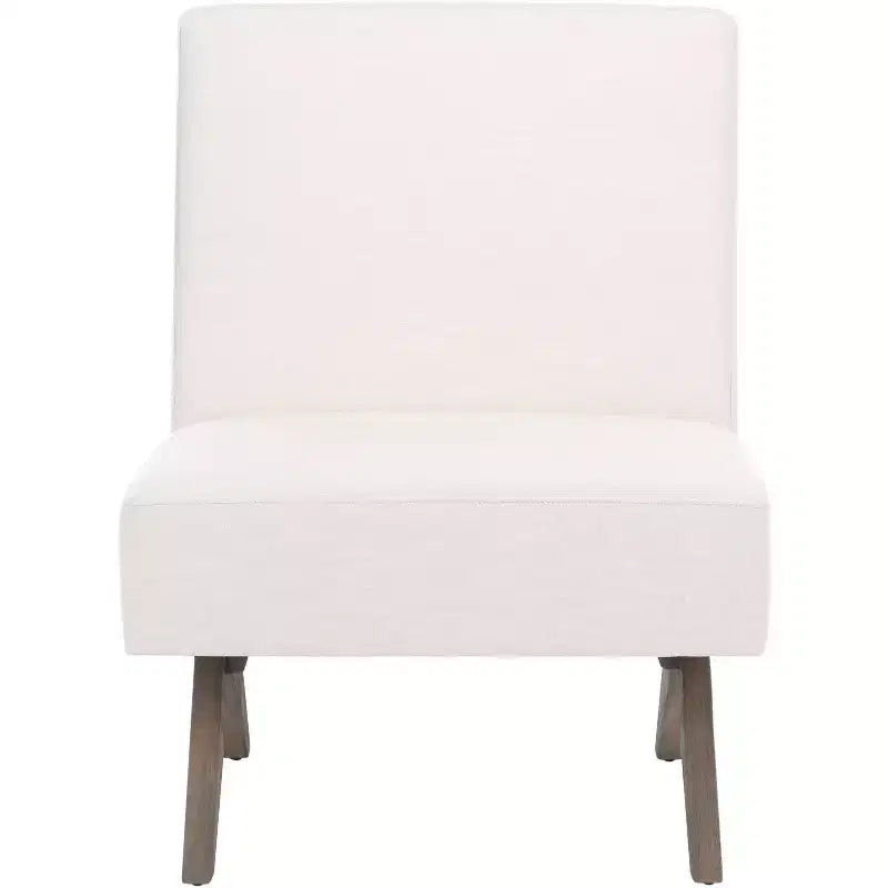 Fauteuil d’appoint blanc de style scandinave moderne