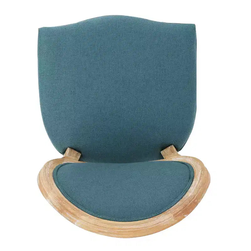 Chaises de salle à manger rembourrées de style maison de campagne française (lot de 2)