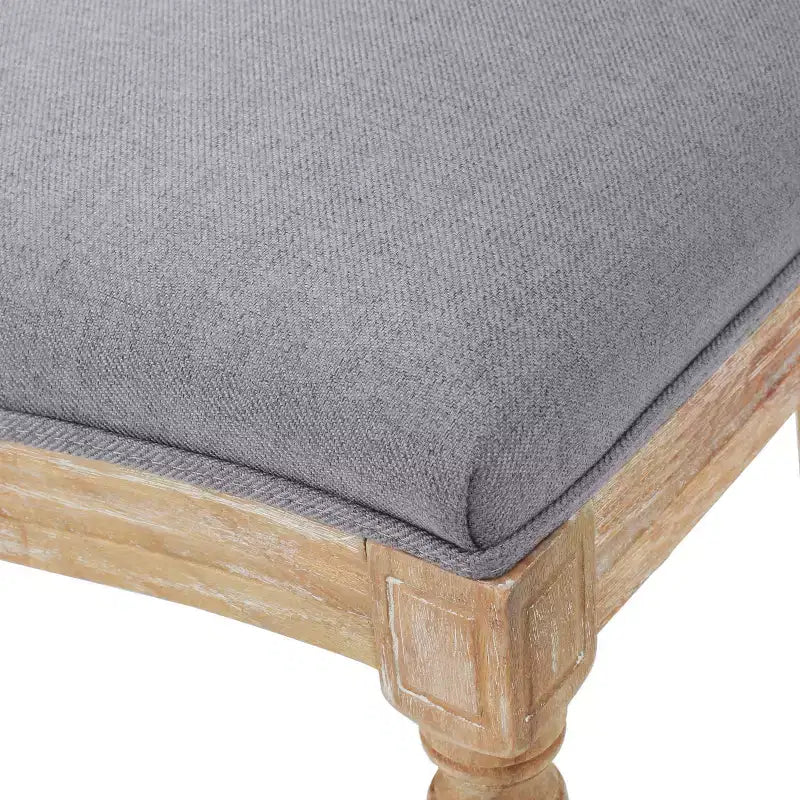 Chaises de salle à manger rembourrées de style maison de campagne française (lot de 2)