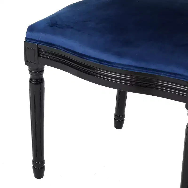 Chaises de salle à manger rembourrées de style maison de campagne française (lot de 2)