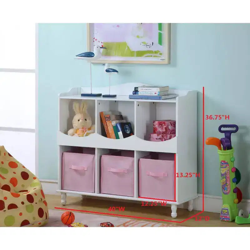 6 casiers de rangement, casier de rangement blanc