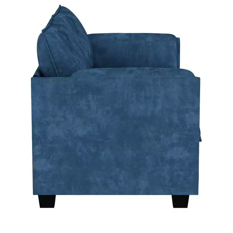 Canapé 2 places moderne du milieu du siècle de 74.27'' avec poche latérale