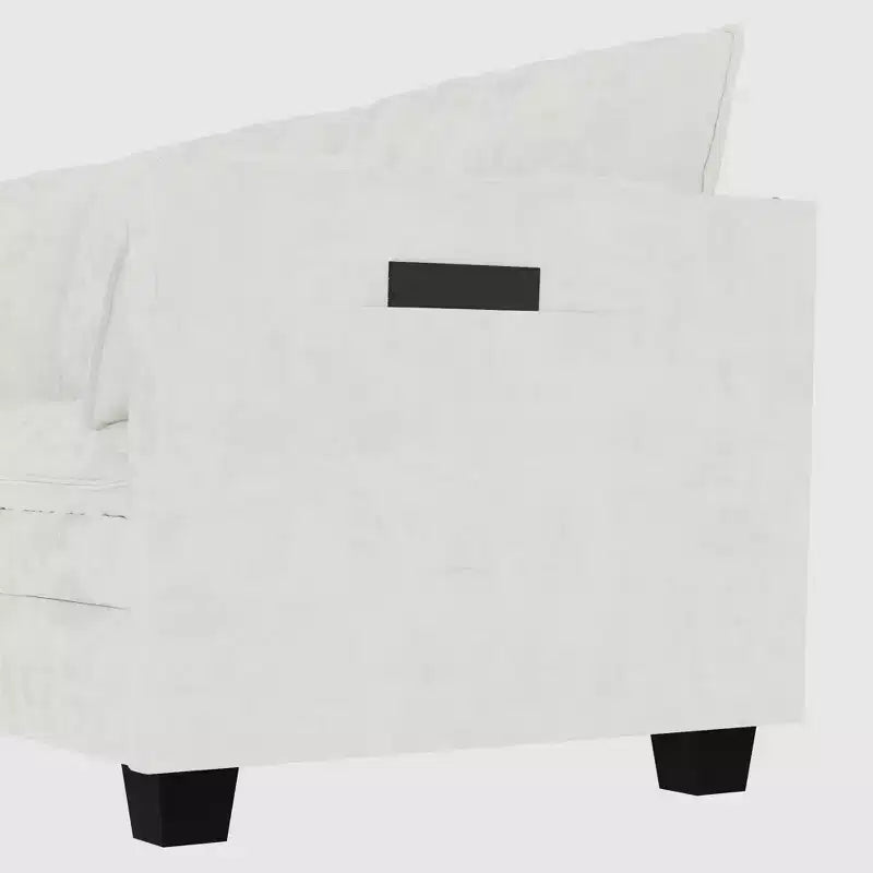 Canapé 2 places moderne du milieu du siècle de 74.27'' avec poche latérale