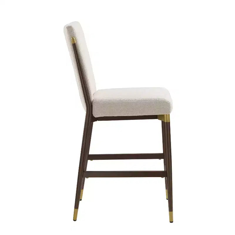 Tabourets de comptoir modernes rembourrés (lot de 2)