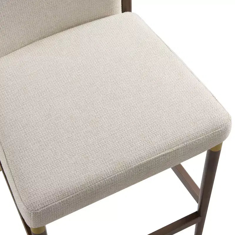 Tabourets de comptoir modernes rembourrés (lot de 2)