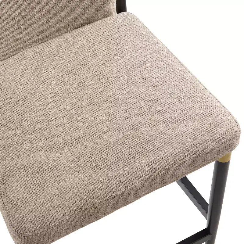 Tabourets de comptoir modernes rembourrés (lot de 2)
