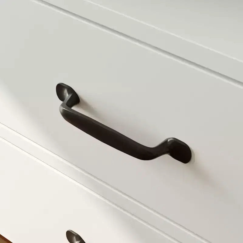 Centre de divertissement minimaliste bicolore : meuble de rangement élégant pour le salon (cheminée électrique en option)